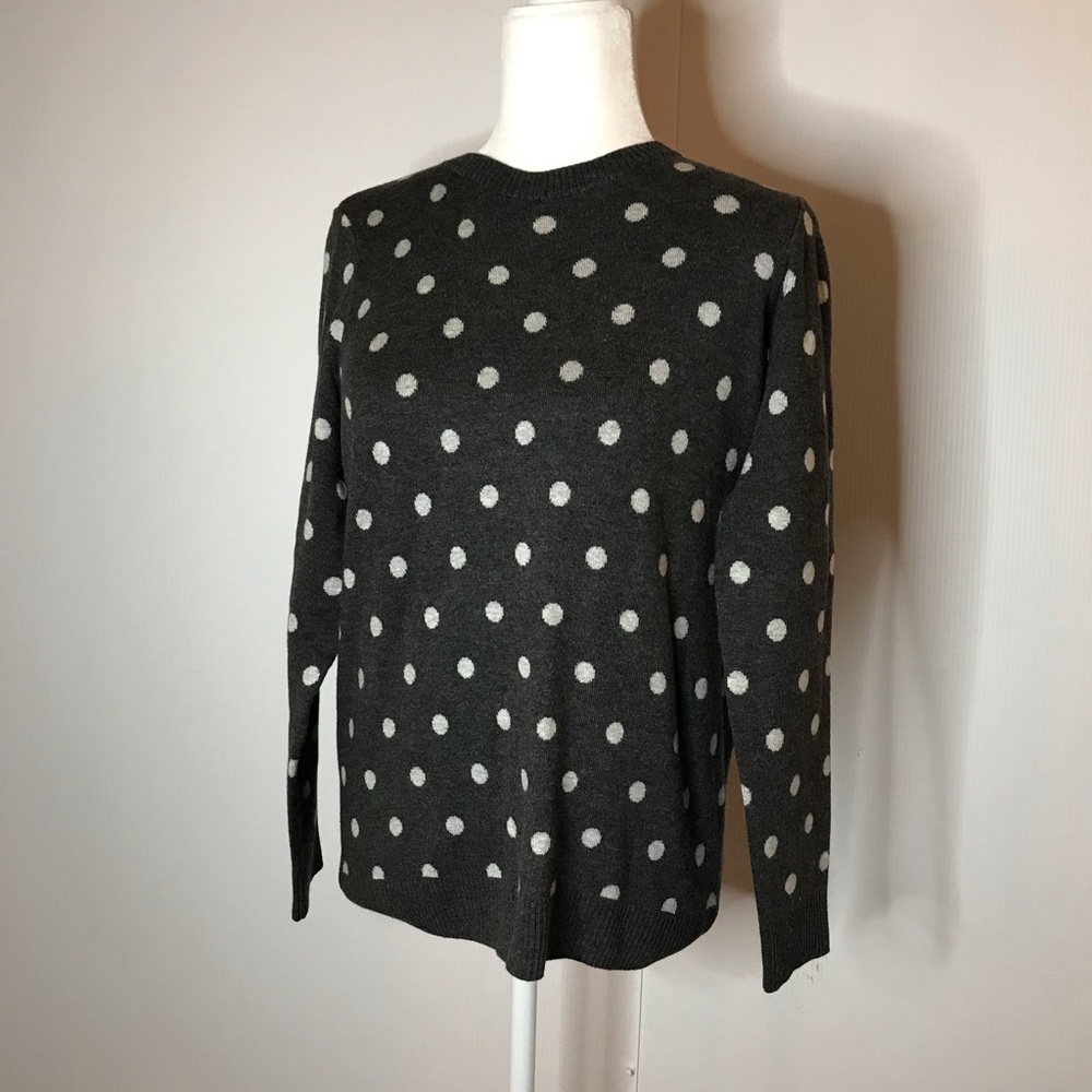 New Charter Club Polka Dots Pullover Sweater - Picture 7 of 15